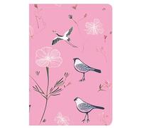 Berkin Arts Coque pour iPad Air 11 Pouces (M3) 2025/(M2) 2024, Air 5ème 2022/4ème 2020 10.9 Pouces Etui Folio Couverture Cuir Premium Jardin Floral Fond Rose avec Fleurs Délicates et Herbe