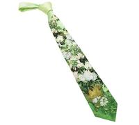 Berkin Arts Cravate homme Ties « Roses blanches »