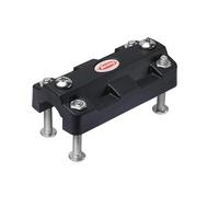 Berkley Adaptateur de Rail pour Base de Montage | Support de Rail pour Bateau en Nylon renforcé de Fibre de Verre | Compatible avec la Base de Montage avec verrou | Noir | 22-25 mm