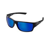 Berkley B11 Lunettes de Soleil Polarisée pour la Pêche - Résistantes aux Uv, Confère une Meilleure Vue des Reliefs Lors Que Vous Pêchez, Black/Gray/Blue Revo