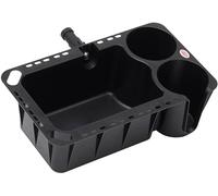 Berkley Boat Fishing Organiser with Cup Holder Gardez Tous Vos Accessoires de Bateau de pêche Bien rangés et à portée de Main, Parfait pour Le Bateau pneumatique, Noir