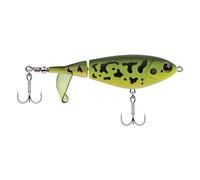 Berkley Choppo Topwater Fishing Lure - Appât Facile à Utiliser pour Les Bars et Les Poissons prédateurs, crée Une Perturbation maximale de la Surface et du Bruit - 10.5cm / MF Frog