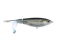 Berkley Choppo Topwater Fishing Lure, Mullet, 1 oz, 120 mm Topwater, Enhanced Propeller Surface Area for Maximum Disturbance, Equipped with Sharp Fusion19 Hook