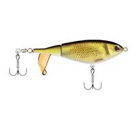 Berkley Choppo Topwater Leurre de pêche | Leurre Facile à Utiliser pour Les Poissons prédateurs | Crée Un Maximum de perturbations et de Bruit à la Surface | 9 cm | 14 g | Or