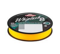 Berkley Coup de fouet8 Whiplash8, Ligne de pêche, Superline, Predator Fishing, Brochet, Perche, Sandre, Truite, Unisexe, Jaune, 0.14mm, 19.2kg, 42lb, 330yd