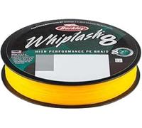 Berkley Coup de fouet8 Whiplash8, Ligne de pêche, Superline, Predator Fishing, Pike, Perch, Zander, Trout, Unisex, Yellow, 0.2mm, 27.7kg, 61lb, 330yd Unisexe, Jaune