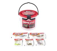 Berkley Crappie Buster Kit de pêche avec Seau à appât Souple Gulp!
