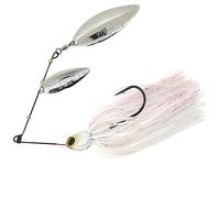 Berkley dex Spinnerbait Leurre Brochet et Perche - un Spinnerbait pour la Pêche du Carnassier en Eau Douce, Jig avec Palette Qui Renvoie de Fortes Vibrations, Pearl White, 7g