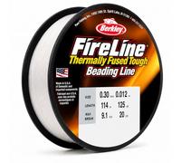 Berkley Fireline Fil Nylon Transparent, Fil Invisible pour Création de Bijoux et Perles, Résistant pour Colliers et Bracelets, Robuste pour Suspensions et Loisirs Créatifs, 0.15mm, 114m
