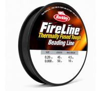 Berkley Fireline Fil Nylon Transparent, Fil Invisible pour Création de Bijoux et Perles, Résistant pour Colliers et Bracelets, Robuste pour Suspensions et Loisirs Créatifs, 0.20mm, 45m