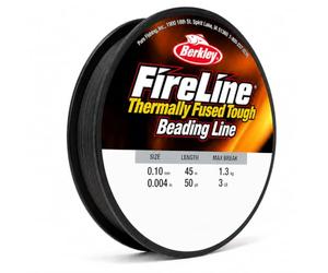 Berkley Fireline Fil Nylon Transparent, Fil Invisible pour Création de Bijoux et Perles, Résistant pour Colliers et Bracelets, Robuste pour Suspensions et Loisirs Créatifs, 0.10mm, 45m