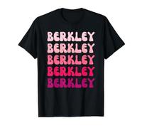 Berkley First Name Minimalist Design T-Shirt Graphique avec Valeur, Homme, Noir, M