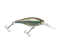 Berkley Flicker Shad Leurre de pêche HD Emerald Shiner, 5/16 oz, 7 cm Crankbaits, Taille, Profil et Profondeur de plongée imitant l'ombre réelle, équipé d'un Crochet Fusion19
