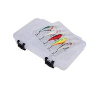 Berkley Flicker Shad Lot de 5 leurres de pêche avec Crochets Fusion19 avec Mallette Plano ProLatch 3600