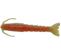 Berkley Gulp ! Appât Souple à Base de crevettes pour la pêche en Eau salée des sébastes, truites et flets, Durable et Polyvalent pour de Multiples Techniques, Paquet de 8, 2", Nuclear Chicken