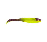 Berkley Gulp! Paddleshad Appât de pêche, vert brillant, 7,6 cm, dispersion extrême du parfum, profil réaliste idéal pour bar, truite, doré jaune, brochet et plus encore