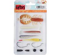 Berkley Kit Berkley URBN finesse, pack de 5 leurres souples pour le street fishing, spécialement choisi par les experts de Berkley, idéal pour pêcher des perches, brochets et sandres et plus