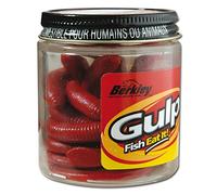 Berkley Leurre Souple Gulp! Alive Nightcrawler 15 cm Bloody Truite Bar Carnassiers Mer Pêche Spinning