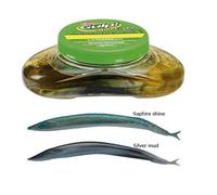 Berkley Leurre Souple Gulp Alive Sand Eel - 13cm - Sapphire Shine - Sinking - 8pc - 1309090