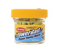 Berkley Leurre Souple Powerbait Power Honey Worms 2.5 cm Hot Yellow Truite Bar Carnassiers Mer Pêche Spinning
