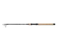 Berkley Lightning HT II Canne à pêche télescopique - Légère en Carbone 24HDC, Anneaux Minima en Acier Inoxydable, poignée en liège, idéale pour Les pêcheurs en Eau Douce et en Eau salée, 2.44m