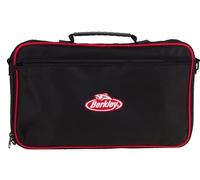 Berkley Lot de 16 bocaux pour appâts et Accessoires de pêche Noir et Rouge