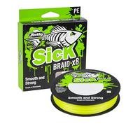 Berkley Tresse Sick Braid, unisexe, jaune haute visibilité, 0,12 mm • 11,2 kg (24 lb) • 300 m