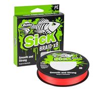 BERKLEY Malade Sick Braid Unisexe, Rouge, 0.10mm | 7.5kg | 16lb