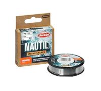 Berkley Nautil Inshore Fluorocarbon | Bas de Ligne de pêche Robuste et résistant à l'abrasion | Ligne en fluorocarbone pour Eau salée et Eau Douce avec Bobine Easy Clip | 0,35 mm | 15,5 LB | 50 m