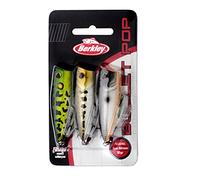 Berkley Pack de leurre Dur Bullet Pop par 3 pour la pêche des carnassiers au leurre en Surface, 60mm