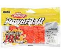 Berkley PowerBait Appât de pêche en grappes d'œufs pour Truite/Truite, Orange Fluo, Parfum et saveur irrésistibles, présentation Naturelle, idéal pour la Truite, la Truite, Le Saumon et Plus Encore