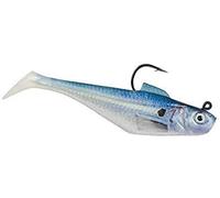 Berkley PowerBait - Appât de pêche pré-gréé Swim Shad, HD Gizzard Shad, 10 cm, Parfum et saveur irrésistibles, Profil réaliste, prêt à pêcher, idéal pour Le Bar, Le doré Jaune, Le brochet et Plus