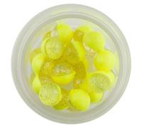 Berkley Powerbait d'œufs Floating Magnum et l'ail Appât, Homme, Clear Silver/Florescent Yellow
