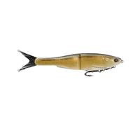 Berkley PowerBait Nessie Glide Bait, Alose dorée, 13 cm, leurre de pêche Souple au goût irrésistible, idéal pour la pêche au Bar, équipé d'un hameçon Fusion19