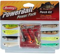 Berkley Powerbait Perch1 Pro Pack Kit de pêche à la perche 8 pièces, Assortis, Varied
