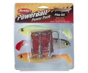 Berkley Powerbait Pike1 Pro Pack Kit de pêche au brochet 3 pièces