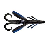 BERKLEY PowerBait Power Hawg Lot de 8 appâts de pêche 10,2 cm Saphir Noir Unisexe, 4" (8 Count)