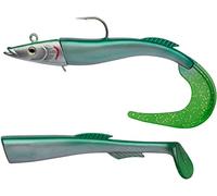 Berkley Powerbait Power Sandeel- Leurre Souple Polyvalent pour la Pêche en Mer, Founit avec deux Paddle pour le Lieu, Bar, du Bord ou en Bateau, Crazy Sandeel FIIIsh, Sayori