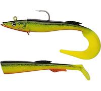 Berkley Powerbait Power Sandeel- Leurre Souple Polyvalent pour la Pêche en Mer, Founit avec deux Paddle pour le Lieu, Bar, du Bord ou en Bateau, Crazy Sandeel FIIIsh, Sayori