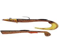 Berkley Powerbait Power Sandeel- Leurre Souple Polyvalent pour la Pêche en Mer, Founit avec deux Paddle pour le Lieu, Bar, du Bord ou en Bateau, Crazy Sandeel FIIIsh, Sayori