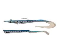 Berkley Powerbait Power Sandeel- Leurre Souple Polyvalent pour la Pêche en Mer, Founit avec deux Paddle pour le Lieu, Bar, du Bord ou en Bateau, Crazy Sandeel FIIIsh, Sayori