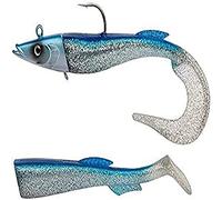 Berkley Powerbait Power Sandeel- Leurre Souple Polyvalent pour la Pêche en Mer, Founit avec deux Paddle pour le Lieu, Bar, du Bord ou en Bateau, Crazy Sandeel FIIIsh, Sayori