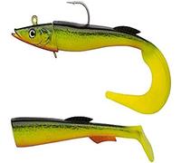Berkley Powerbait Power Sandeel- Leurre Souple Polyvalent pour la Pêche en Mer, Founit avec deux Paddle pour le Lieu, Bar, du Bord ou en Bateau, Crazy Sandeel FIIIsh, Sayori