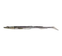 Berkley Powerbait Power Sardine - Leurre Souple Polyvalent Texan pour la Pêche en Mer, Founit avec deux Paddle pour le Lieu, Bar, et autres Carnassiers, Blackminnow FIIIsh, Real Sardine, 10g | 9cm