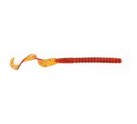 Berkley PowerBait® Power Worm Appât de pêche en graines de Citrouille, 10 cm, saveur irrésistible, Profil de ver à Queue bouclée Classique, idéal pour la pêche au Printemps, en été et en Automne