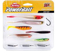 Berkley PowerBait Pro Pack Drop Shot; Kit Complet de pêche aux appâts Souples avec PowerBait Scent, la Perche et Le Sandre, Drop Shot Rig Set pour Les pêcheurs urbains et d'eau Douce.