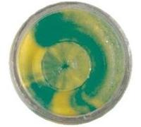 Berkley powerbait select glitter troutbait pâte appât pour pêche à la truite fluo vert jaune twin pack 50 g Vert G
