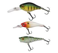 Berkley Pulse Hard Bait Packs, 3 leurres durs sélectionnés par l'équipe de pêcheurs Professionnels de Berkeys développés pour la Truite et la Perche, Excellente Action de nage et Vibration