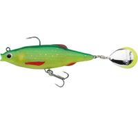 Berkley Pulse Realistic Flash Leurre Souple | Shad à Queue en Forme de pagaie pour la Perche, Le Sandre et Le Bar | Leurre Ultra-réactif pour Les prédateurs d'eau Douce | 14 cm, Firetiger