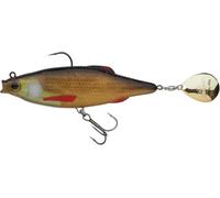 Berkley Pulse Realistic Flash Leurre Souple | Shad à Queue en Forme de pagaie pour la Perche, Le Sandre et Le Bar | Leurre Ultra-réactif pour Les prédateurs d'eau Douce | 14 cm, Bleak